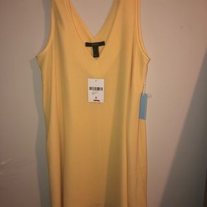 NWT Forever 21 Yellow shift dress size s